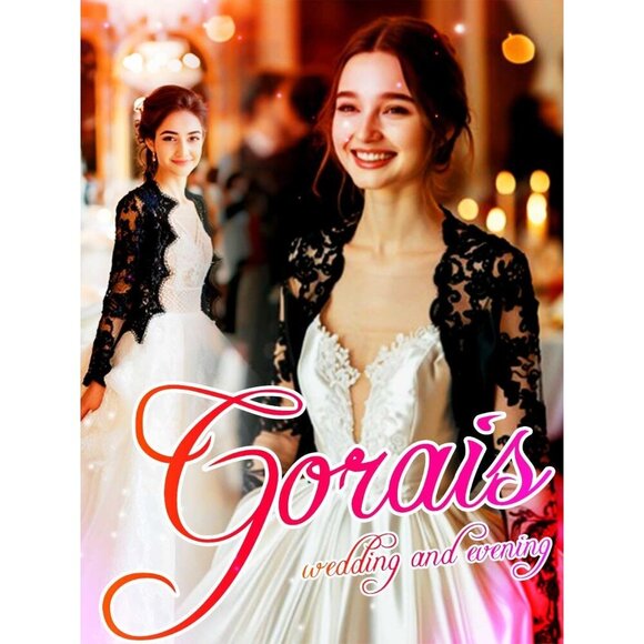 Lace Shrug Womens Bolero Jacket for Evening Weddings Bridesmaids Small